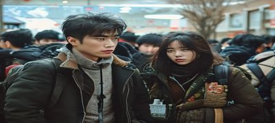 某顶流男星机场被拍到与神秘女子同行，现场粉丝骚动，娱乐圈感情黑料现场记录画面